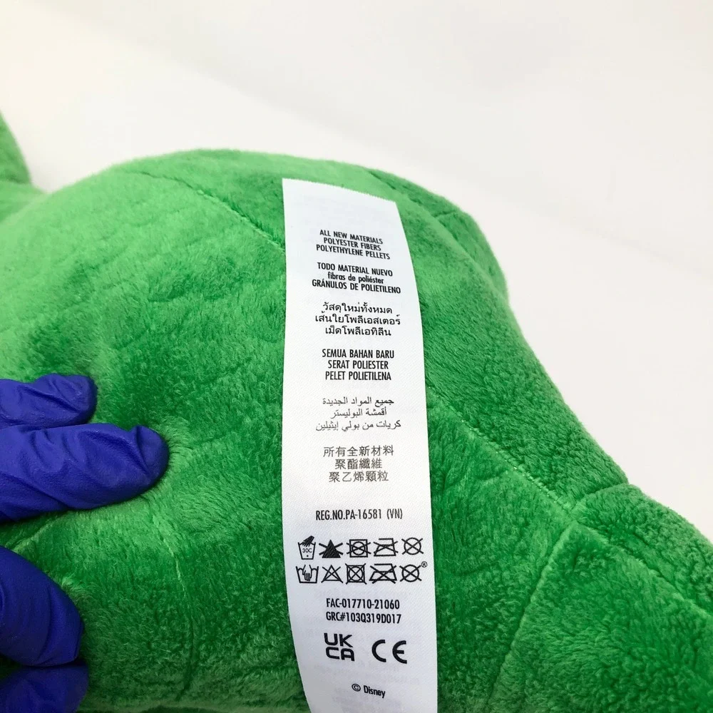 Disney Store Toy Story Rex Plush Green Dinosaur Stuffed Animal Pixar T-Rex